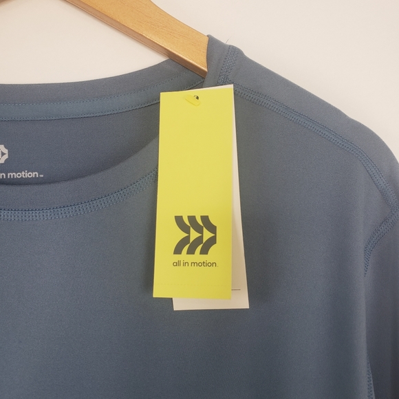 *3/$25 NWT Mens Long Sleeve Performance T-Shirt Large - Picture 9 of 13